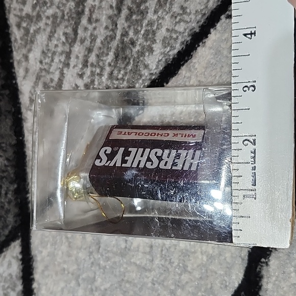 HERSHEY'S CANDY-BAR 2008 KURT ADLER HANDCRAFTED GLASS CHRISTMAS ORNAMENT - Picture 10 of 12